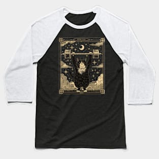 Mysterious Cat Tarot Baseball T-Shirt